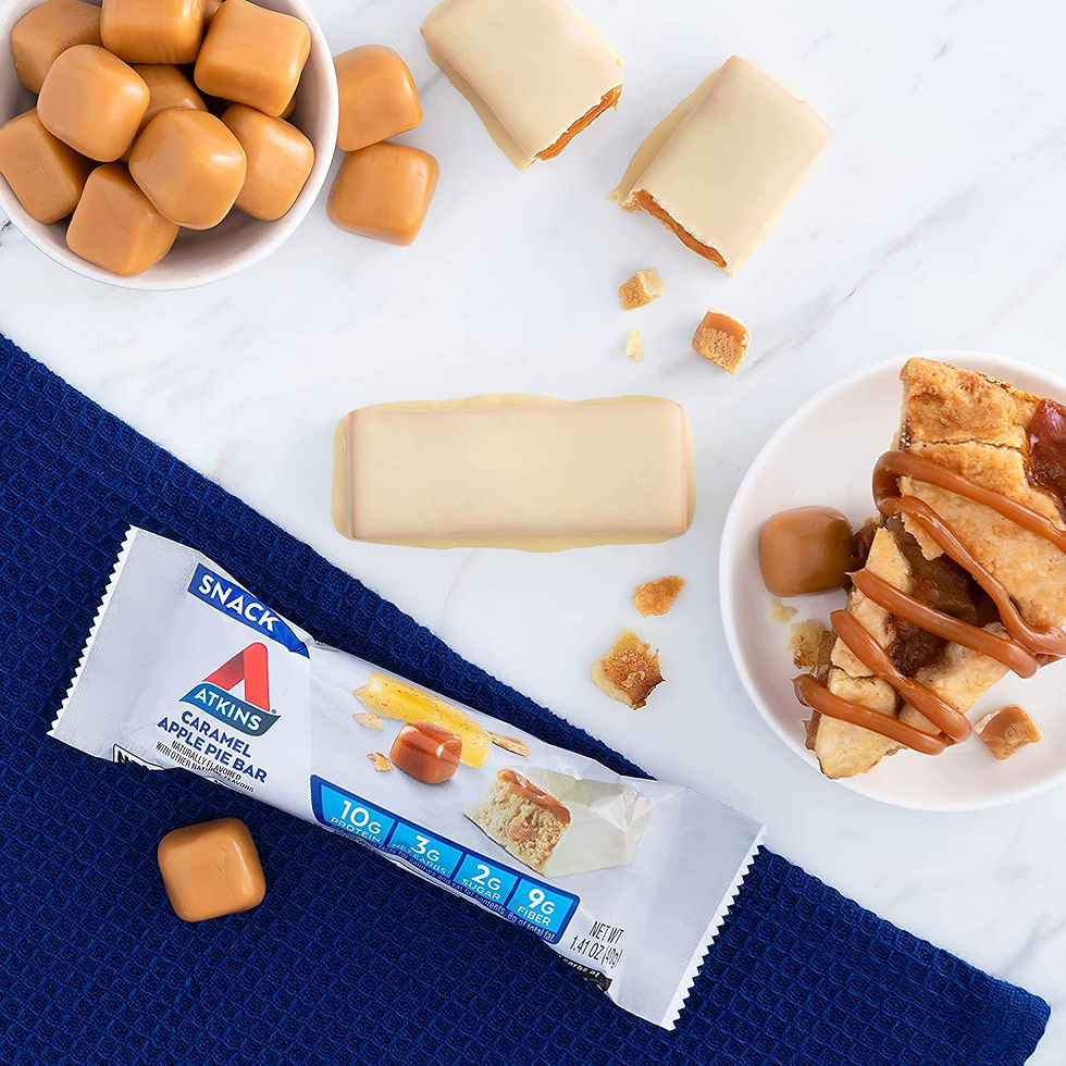 Миниатюра: Atkins Snack Bar, High Protein, Low Carb, Caramel Apple Pie, 5 Count