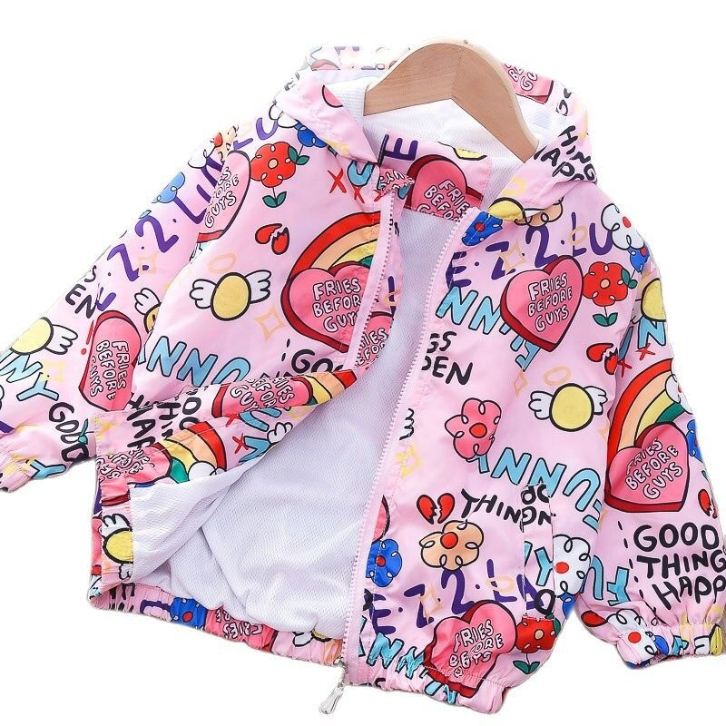 Miniature : Boys and Girls Jackets Fall 2021 Winter New Style Printed Cartoon