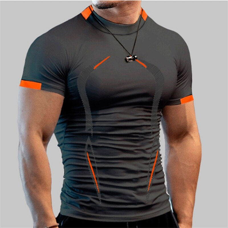 Thumbnail: BOLUBAO 2023 Casual T-shirt Men's Summer New Products Breathable Trend Top High