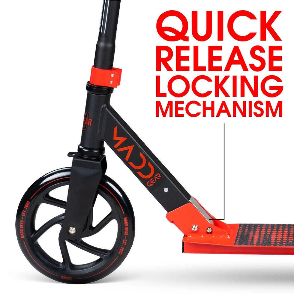Miniature : Kruzer 200mm Commuter Scooter - Easy folding - Height Adjustable