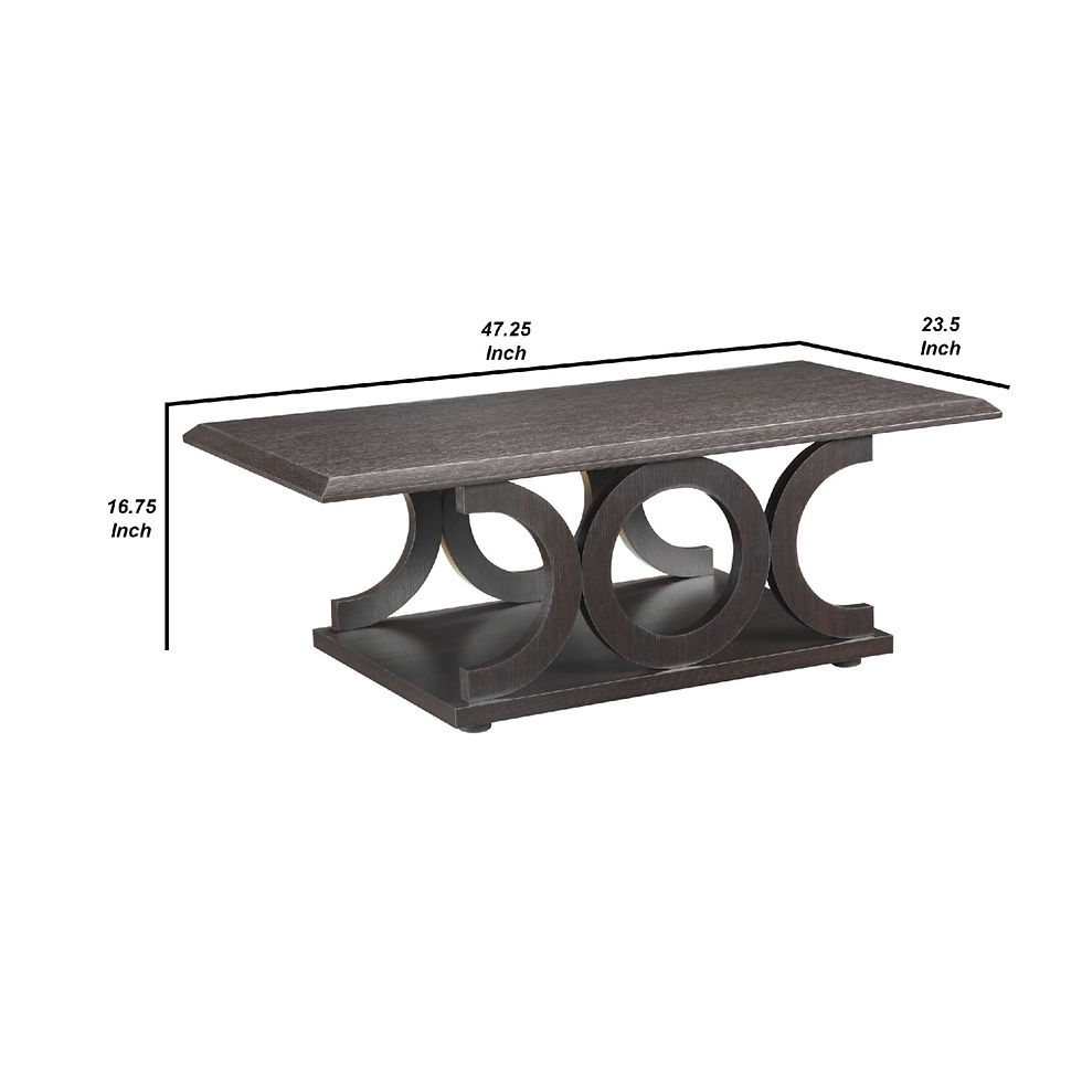 Миниатюра: C-Shaped Coffee Table Cappuccino