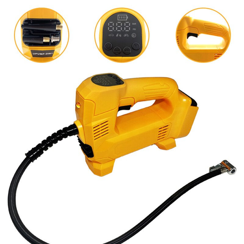الصورة المصغرة: Electric Air Pump Portable Car Tire Electric Inflator Air Compressor Inflatable