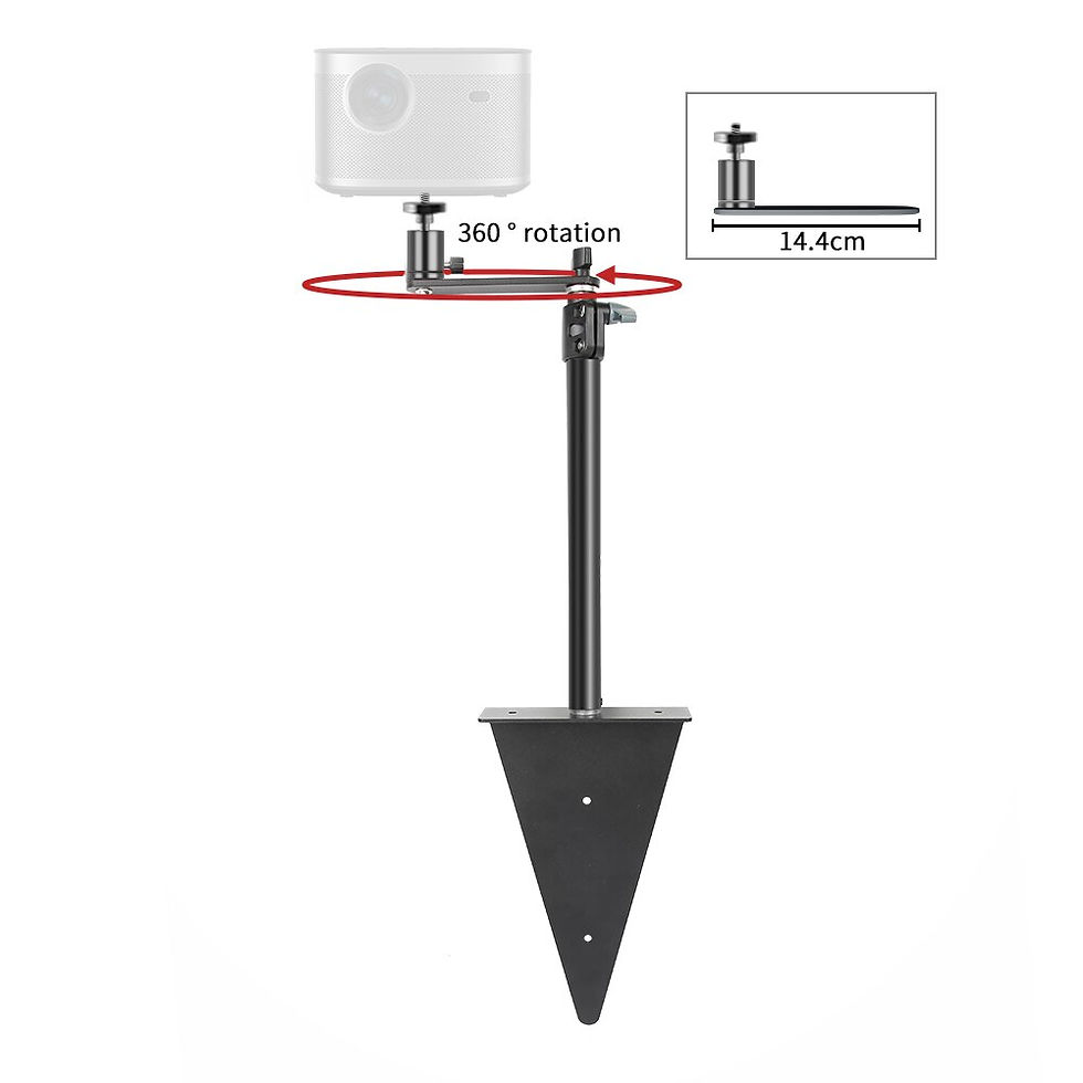 Miniaturbild: SH Triangle Projector Stand Suit For Bed Sofa Table Easy Use And Store For Ring