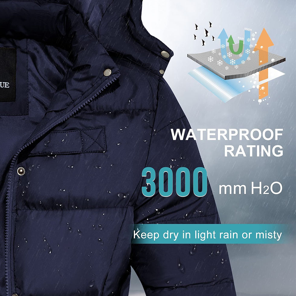 Miniatura: FARVALUE Women's Winter Coat Thicken Puffer Jacket Warm Bubble Coat with Remova