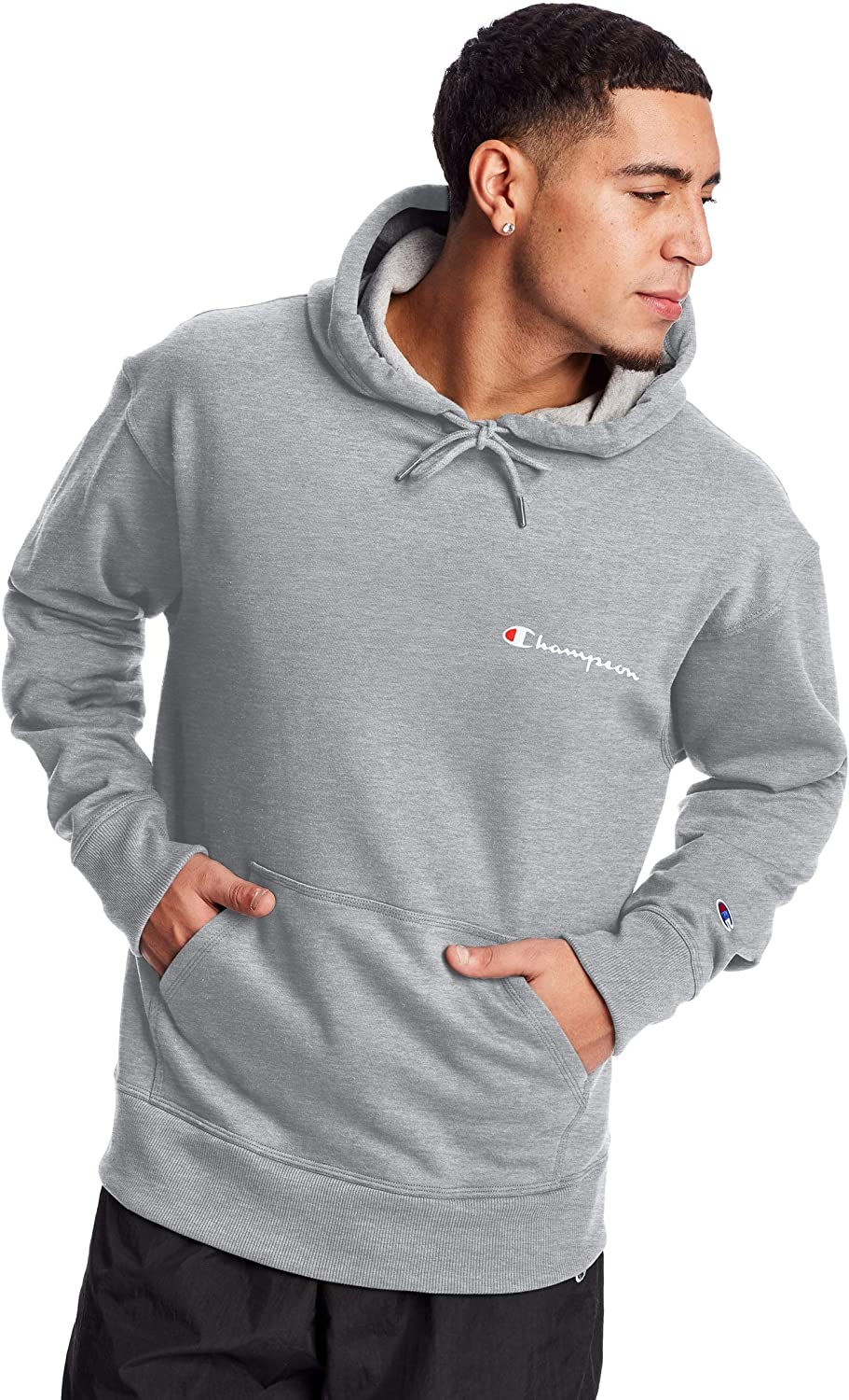 Thumbnail: Champion Men's Powerblend Fleece Hooded Sweatshirt For Men,Best Hoodies for Men
