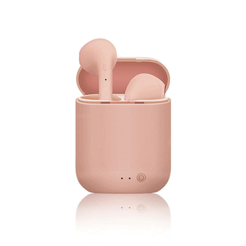 الصورة المصغرة: I12 Macaron Bluetooth Headset Matte Sports Binaural Wireless I12tws Bluetooth H