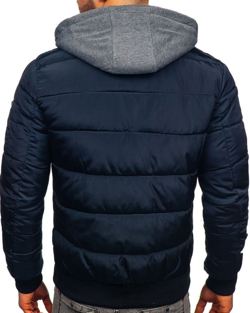Thumbnail: Men Waterproof Winter Jacket Hoodied Winter Thicken Zipper Camouflage Jackets