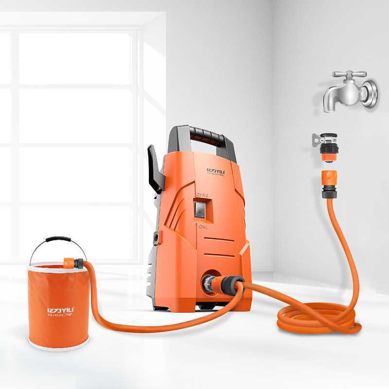 Thumbnail: 120Bar 1200W  Car Wash Gun Washer Spray Nozzle High Pressure Cleaner for Auto H