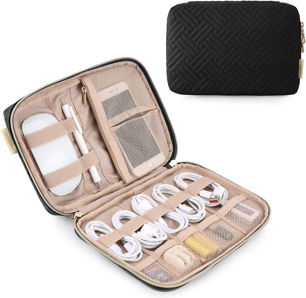 Miniatura: BAGSMART Electronic Organizer Small Travel Cable Organizer Bag for Hard Drives,