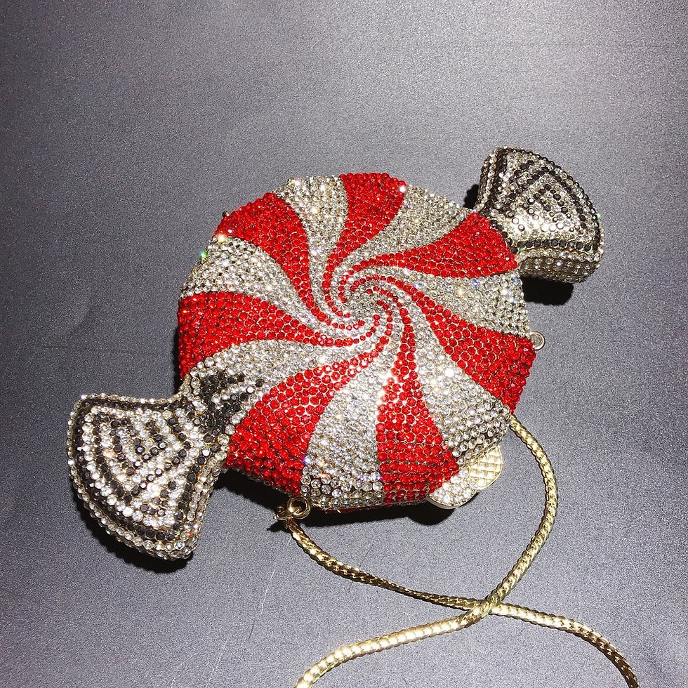 Miniatura: Handle Rhinestones Evening clutch Bag Purses and handbag luxury Designer Shiny 