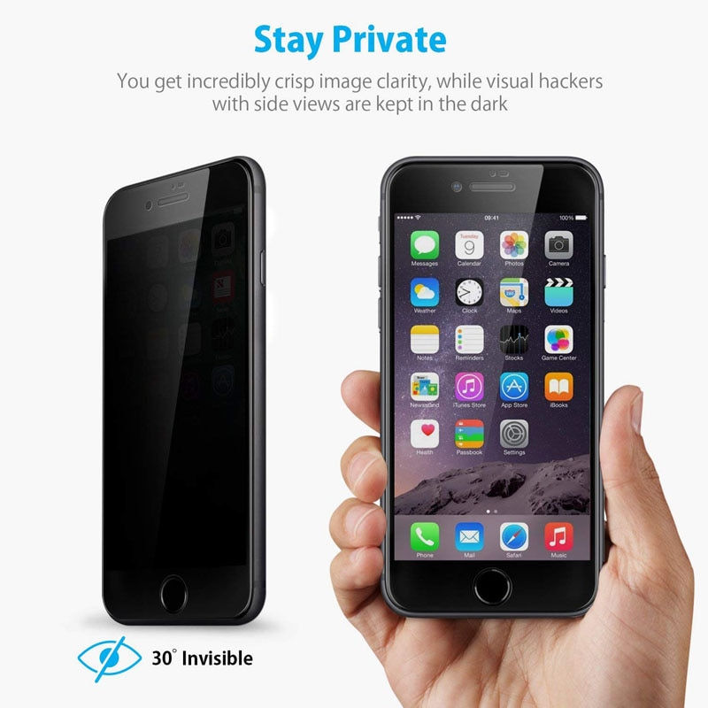 Miniaturbild: 1-4PCS Anti-Spy Screen Protector For iPhone 14 13 12 11 Pro MAX Tempered Glass 