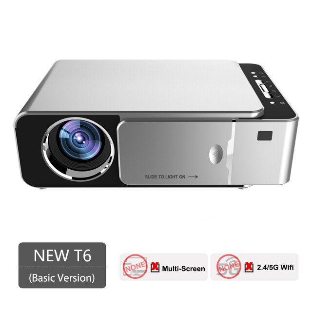 Thumbnail: YERSIDA T6 Full HD Led Projector 2K 4K 4000 Lumen 720p Portable Cinema Proyecto