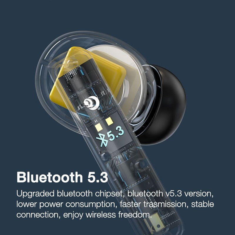 थंबनेल: EARDECO ANC TWS Bluetooth 5.3 Earphones Wireless Active Noise Cancelling Headph