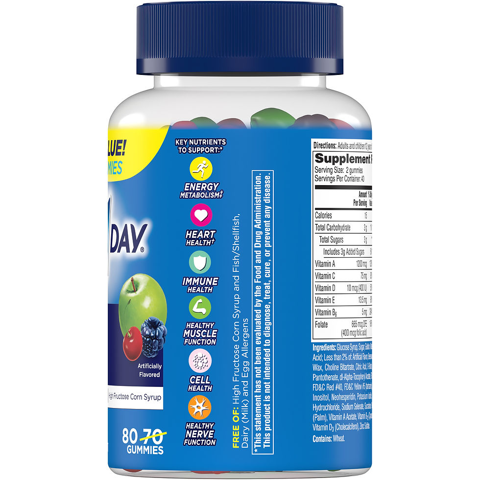 Miniature : One A Day Men's Multivitamin Gummies, Multivitamins for Men, 80 Ct keto