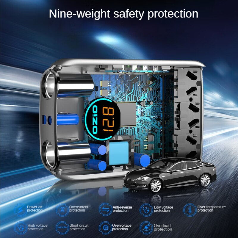 Thumbnail: BUVAYE 300W Car Inverter Corrected sine Wave Power Converter 12V/24V to 220V So