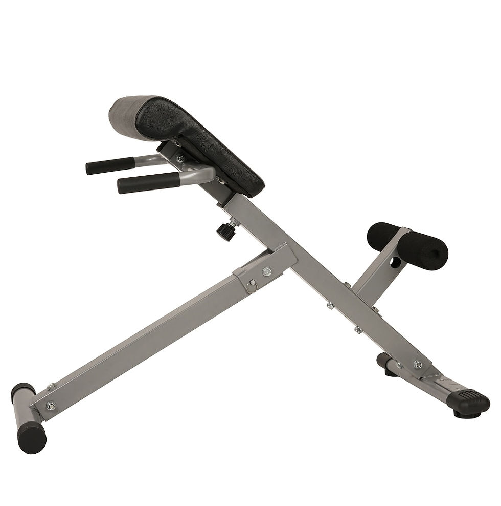 Thumbnail: 45° Hyperextension Roman Chair Machine, Height Adjustable Home Exercise Sport B