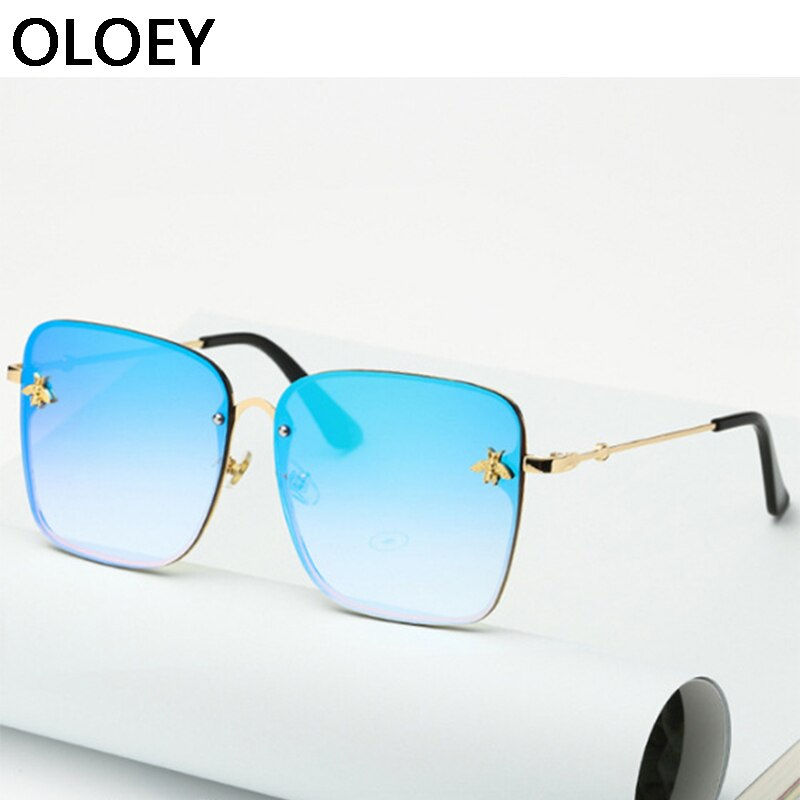 Thumbnail: Luxury Bee 2022 Pilot Sunglasses Women Fashion Shades Metal Frame Vintage  Bran