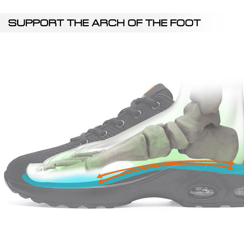 Miniature : FENLERN Safety Shoes Men's and Women's Air Cushion Steel-toed Sports Shoes Ligh