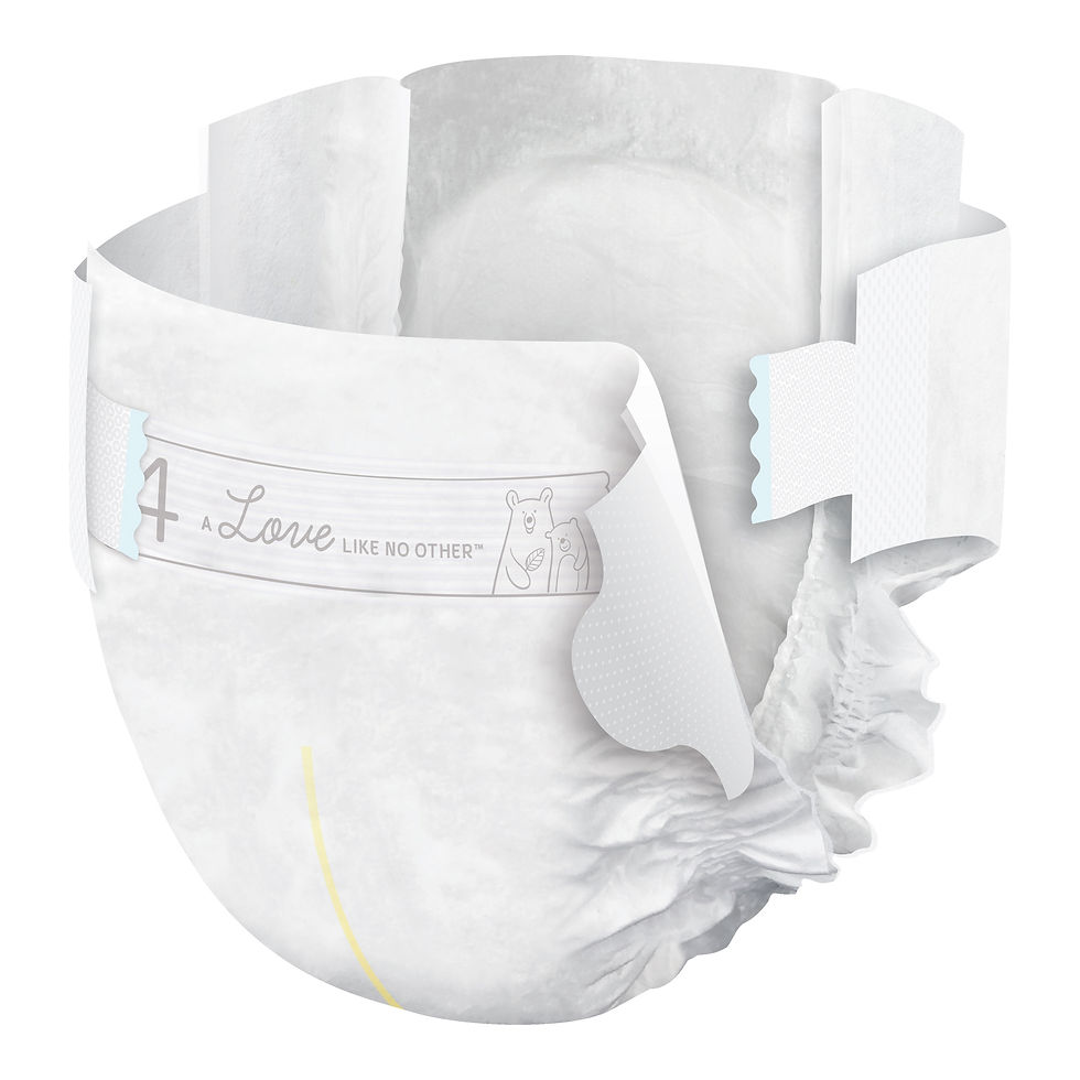 الصورة المصغرة: Bambo Nature Disposable Baby Diapers, Skin-Friendly, Size 4, 15-31 lbs, 27 Ct