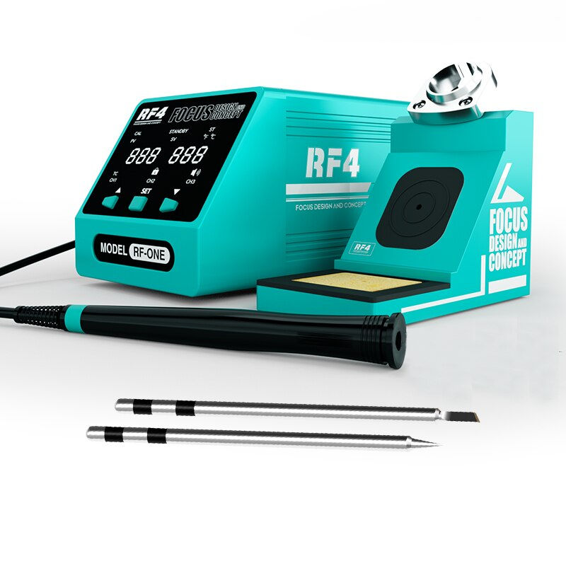 Thumbnail: RF4 Digital Soldering Station Electronic Soldering Iron Phone PCB IC SMD BGA We