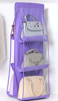 Miniatura: Handbag Hanging Organizer Hanging Purse Organizer for Closet Organizers Bag Sto