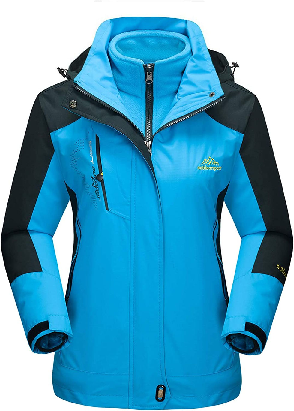 Miniatura: MAGCOMSEN Women's Winter Coats 3-IN-1 Snow Ski Jacket Water Resistant Windproof
