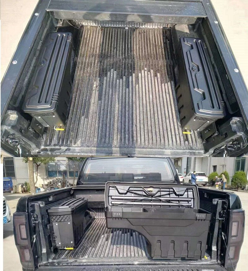 Miniature : exterior auto accessories rear trunk cover storage tooling box fit for ranger T