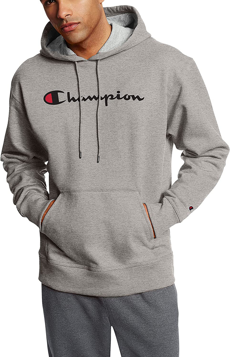 Thumbnail: Champion Men's Powerblend Fleece Hooded Sweatshirt For Men,Best Hoodies for Men