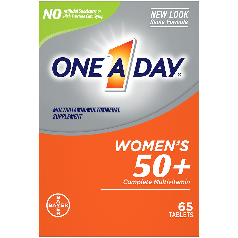 Miniature : One A Day Women's 50+ Multivitamin Tablets, Multivitamins for Women, 65 Ct