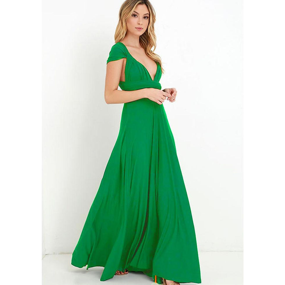 Miniaturbild: Ladies Sexy Women Maxi Club Dress Bandage Long Party Multiway Swing Convertible