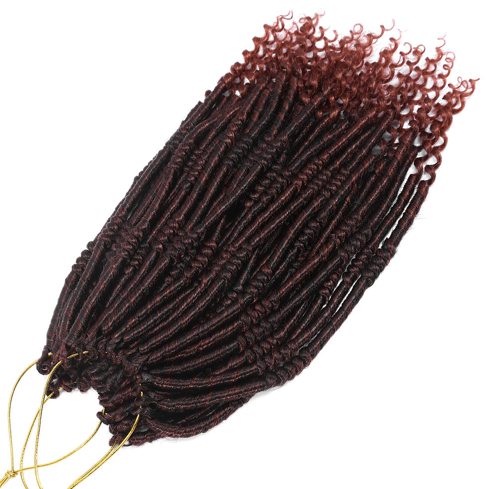 Thumbnail: YunRong New Goddess Sofia Locs Crochet Hair Soft Nu Locs Synthetic Braiding Hai