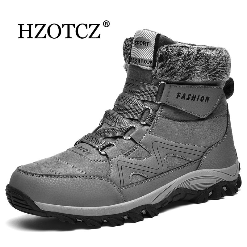 Miniature : Super warm Men boots winter shoes for men waterproof snow boots woman winter 20