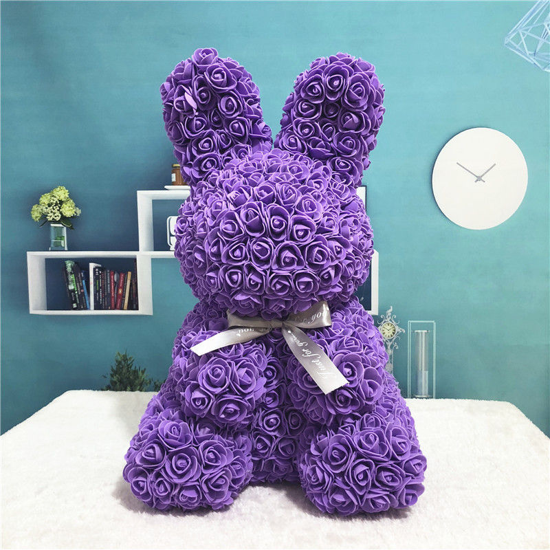 Thumbnail: Valentine gift Rose Rabbit Flower  Rose Valentines Day Gift
