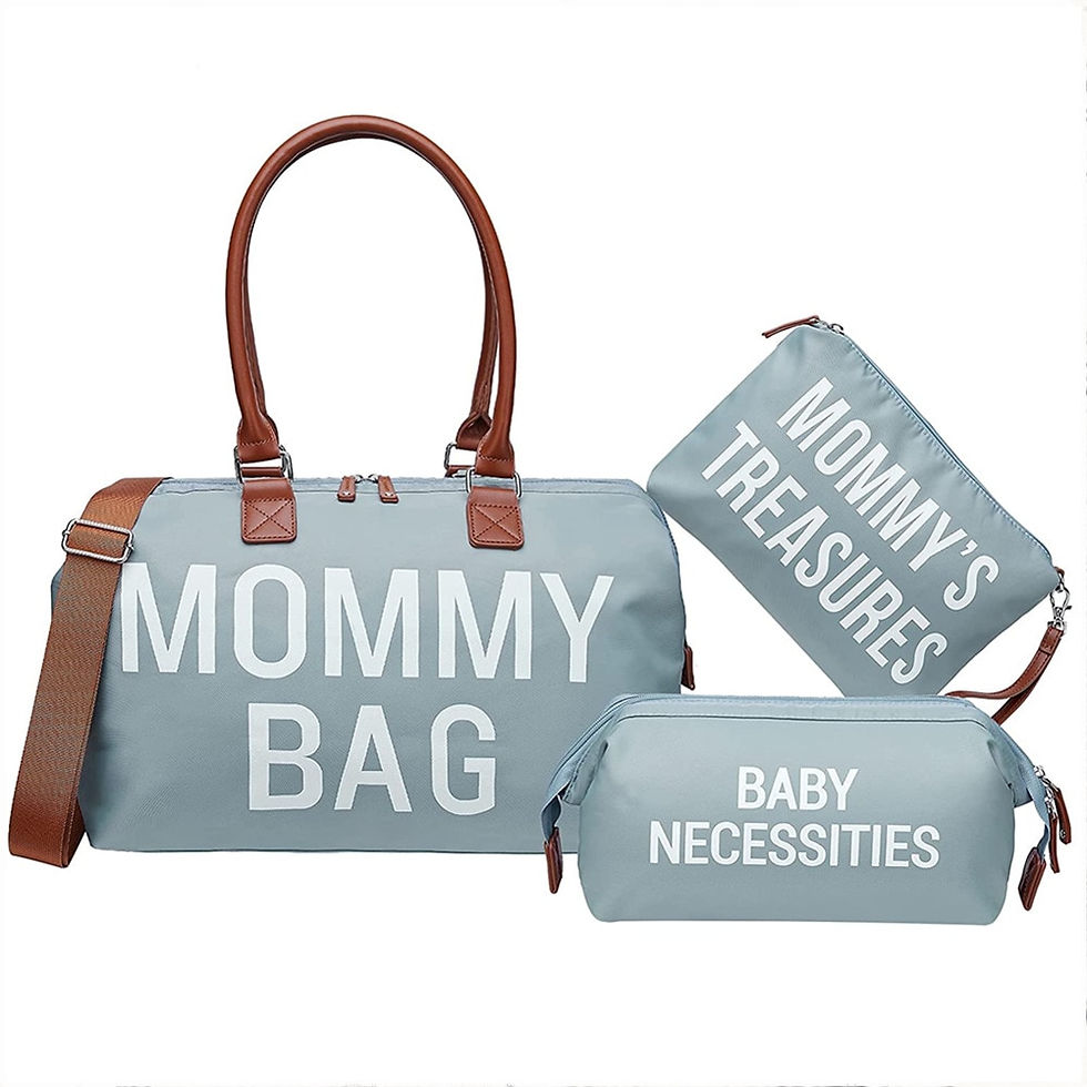 Thumbnail: Mama Tote Bag Maternity Diaper Mommy Large Capacity Bag Women Nappy Organizer S