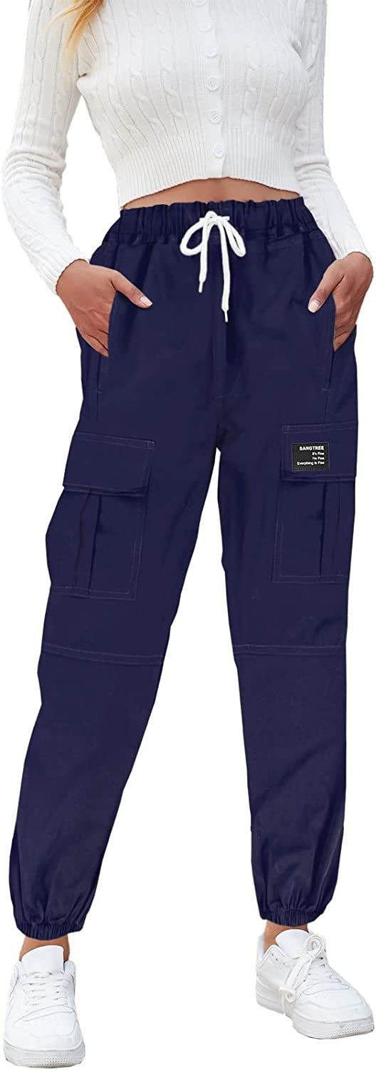 Thumbnail: SANGTREE Girls & Women's Cargo Jogger Pants, 3 Years - Women 3XL