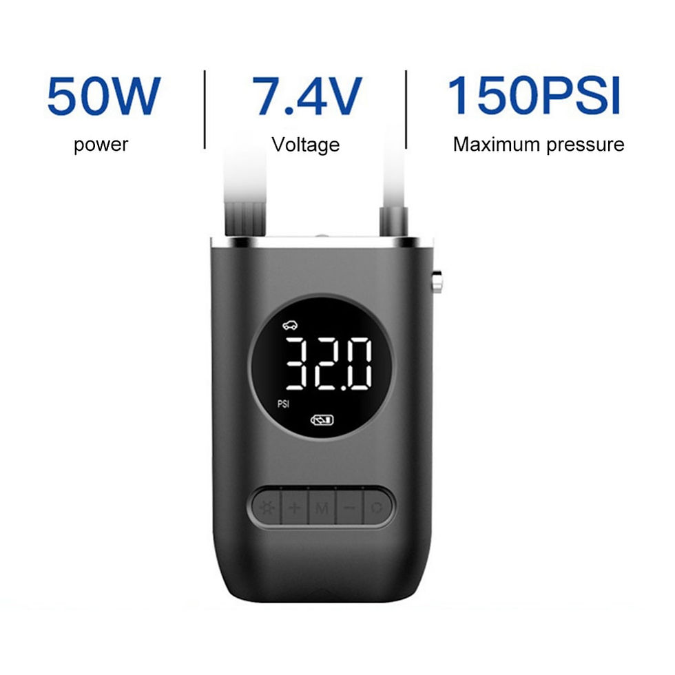 Miniature : 2023 New Car Electrical Air Pump Mini Portable Wireless Tire Inflatable Pump In