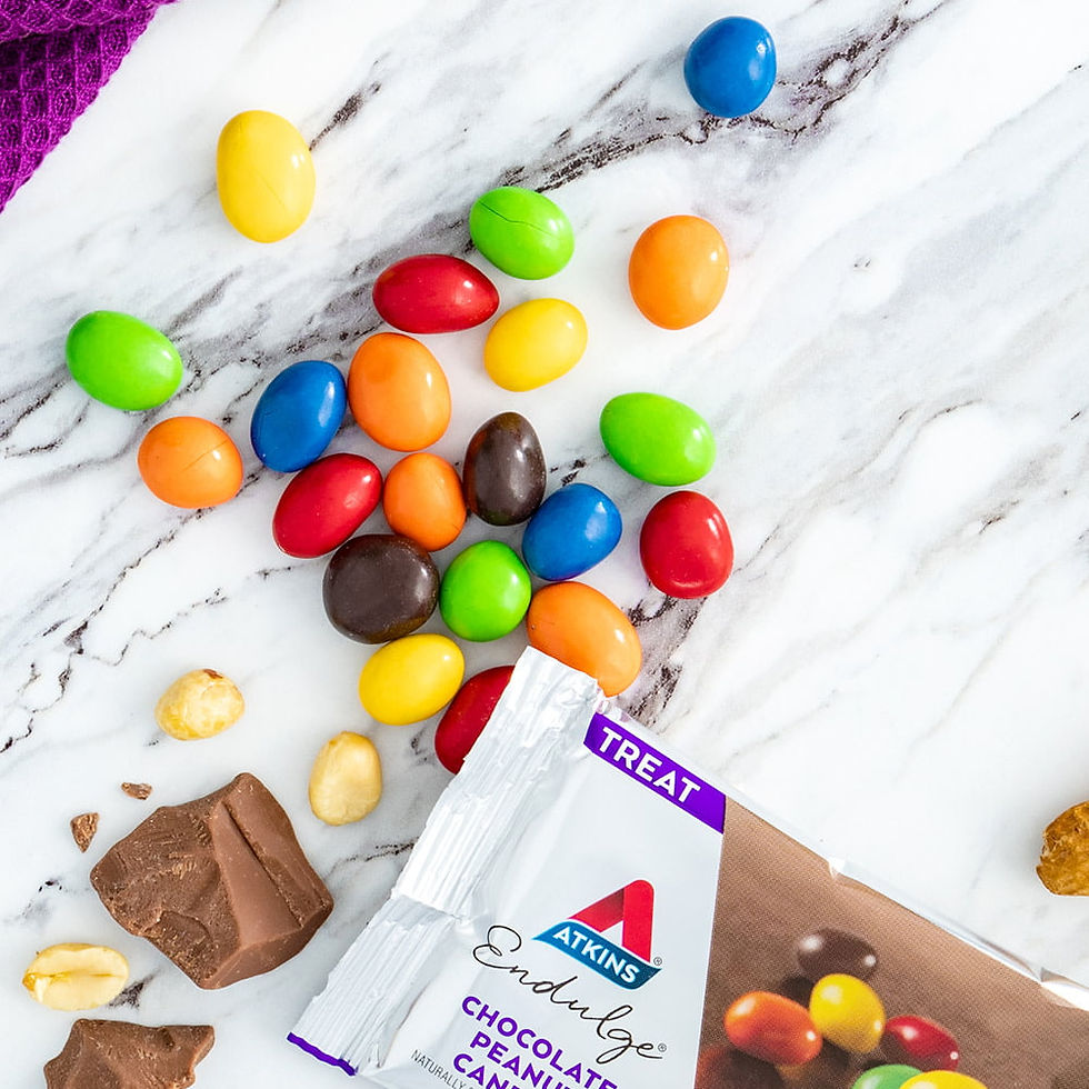 Miniature : Atkins Endulge Treat, Chocolate Peanut Candies, Keto Friendly, 5 Count