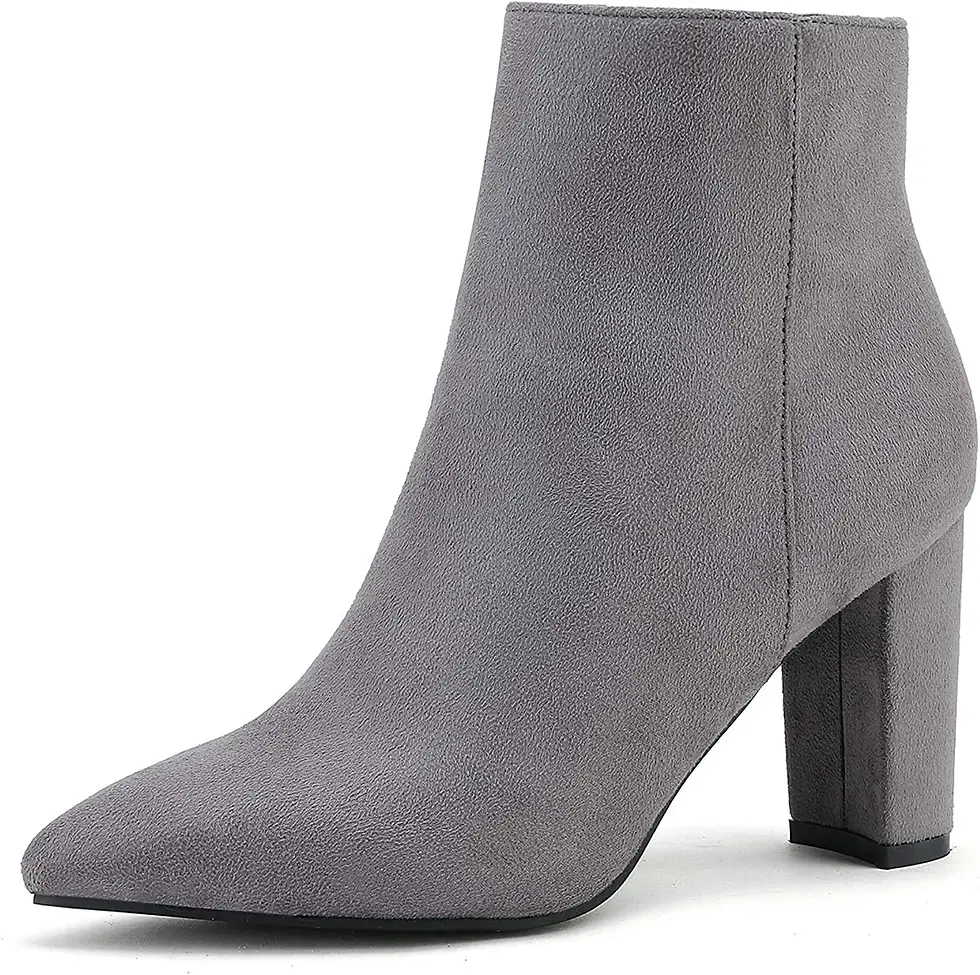 Thumbnail: DREAM PAIRS Women's Chunky High Heel Ankle Booties