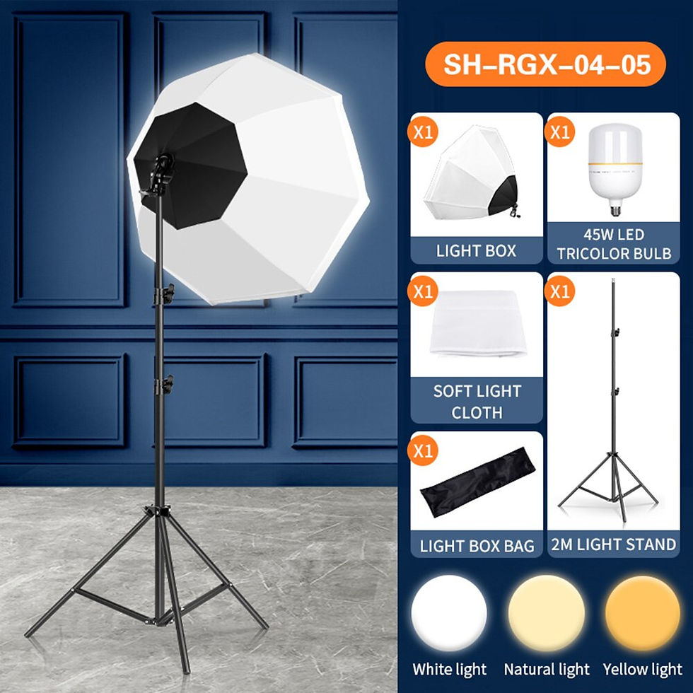 Miniaturbild: SH Photo Studio Kit Softbox Speedlite Portable Octagon Umbrella Softbox With Tr