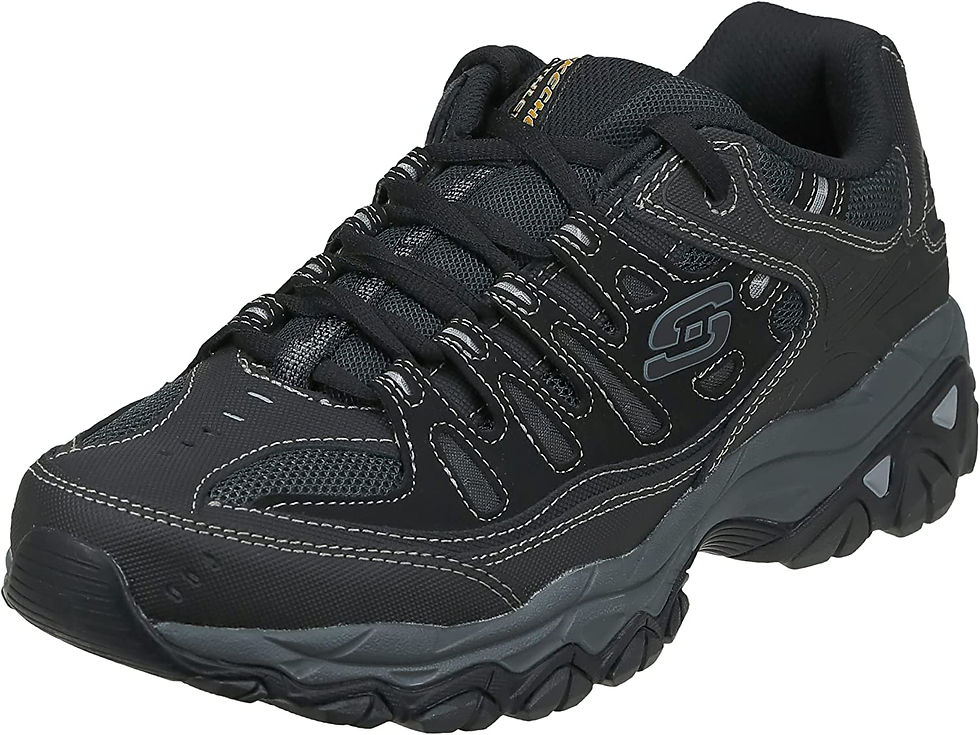 Thumbnail: Skechers Men's Afterburn Memory-Foam Lace-up Sneaker