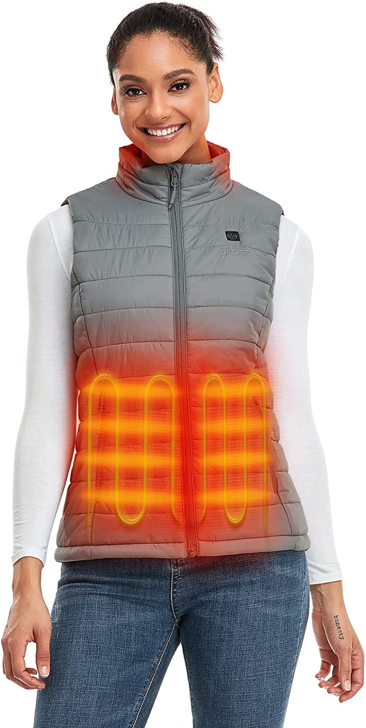 Miniatura: [Upgraded Battery] ORORO Women's Lightweight Heated Vest with Battery Pack