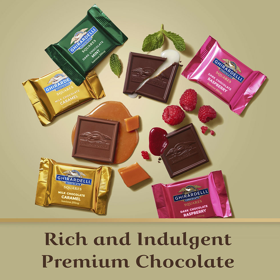 Thumbnail: GHIRARDELLI Premium Assorted Chocolate Squares, Chocolate Assortment, 15.77 Oz 