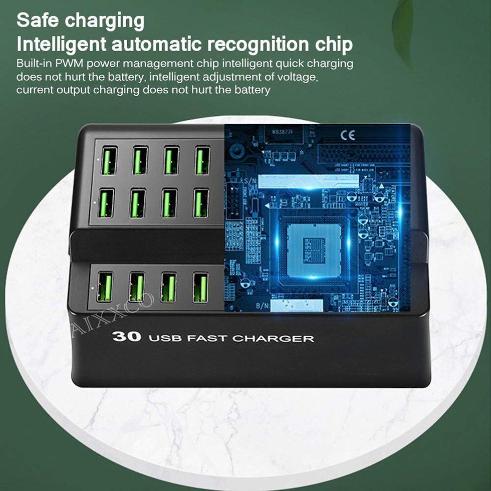 Miniature : 30 Ports USB Charging Station Multi Dock 180W 36A USB Charger for iPhone Samsun