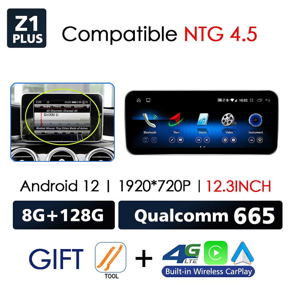 Thumbnail: Android 12 Wireless Auto CarPlay For Mercedes Benz CLA C117 2012-2018 Car Multi