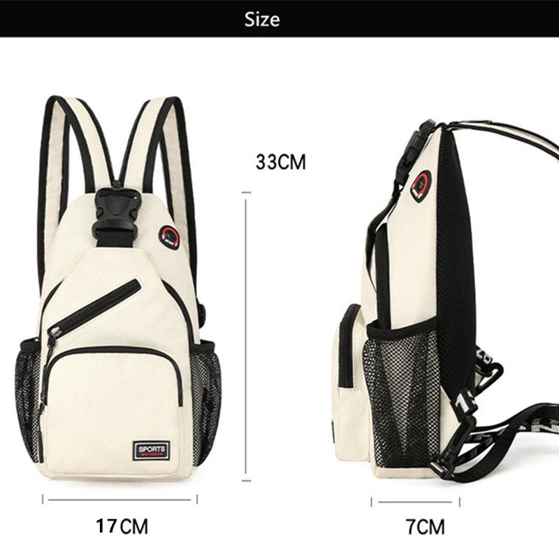 Miniatura: Fengdong Small Crossbody Bags for Women Casual Sling Chest Bag Female Bag Sport