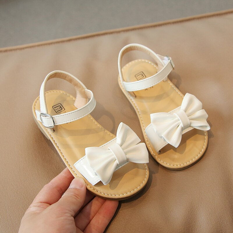 Miniaturbild: Toddler Girl's Sandals Summer Three Colors Pu Leather Bowknot Sweet Children Fl
