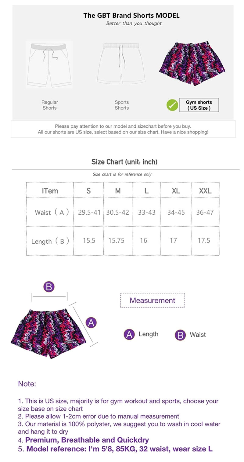 Thumbnail: Get Better Today Men Shorts GYM Basketball Running Shorts The GBT Brand Shorts 