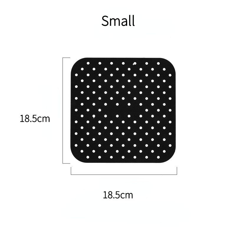 Miniature : Silicone Air Fryer Liner Non-Stick Steamer Pad Resuable Air Fryer Pot Mat Kitch