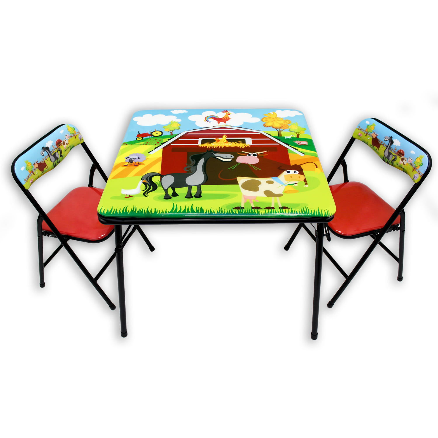 Gener8 GS75044 Barnyard Indoor Table & Chair, Multi Color -Ages 3 to 8 Years Di