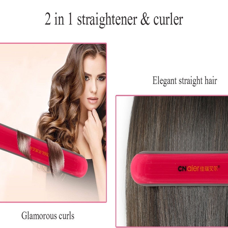 Miniaturbild: USB Wireless Hair Straightener Home Straightener Curler Corrugated Bangs Inner 